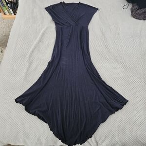 Nomads Hemp Wear - Blue Midi Dress - Small